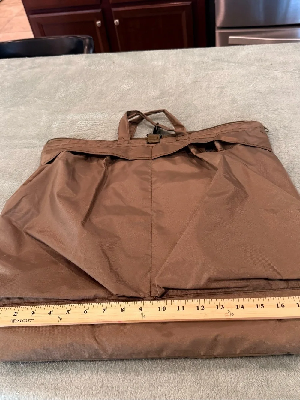 Rothco Brown Military Garment Carry Bag Travel Storage Tote Pilot Bag